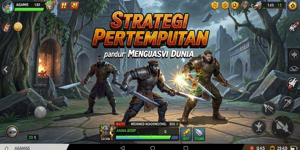Gameplay AGAM66 yang mendebarkan dengan pertempuran strategi yang intens.