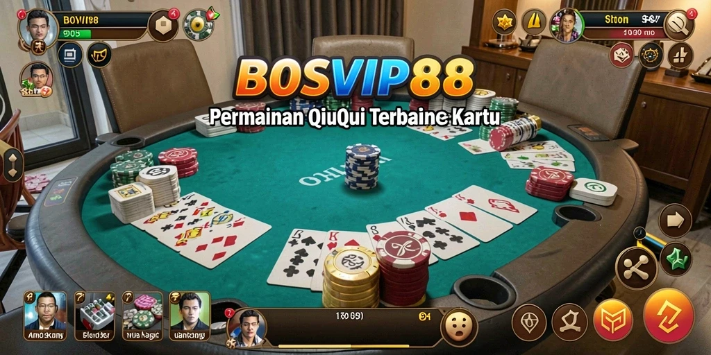 Tampilan gameplay QiuQiu yang seru dan mengasyikkan.