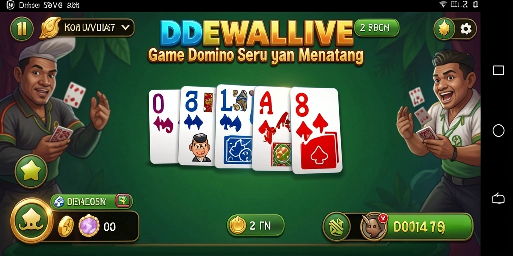 Tampilan seru gameplay di DEWALIVE dengan teman-teman.