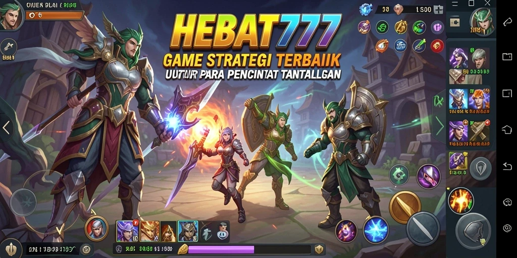 Tampilan gameplay HEBAT777 yang menegangkan dan strategis.