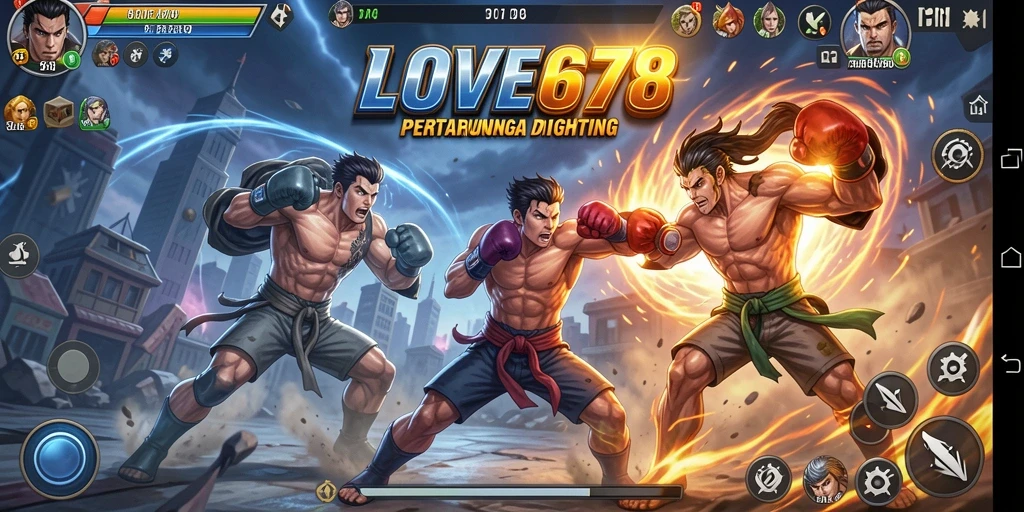 Gameplay seru dari LOVE678, pertarungan antar karakter yang memukau.