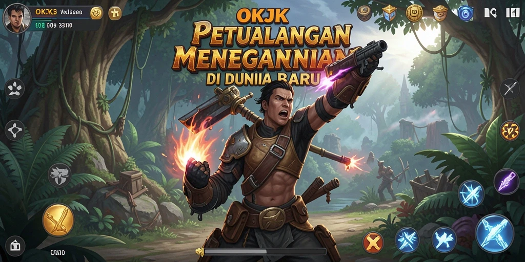 Tampilan mengesankan dari gameplay petualangan di OKJK.