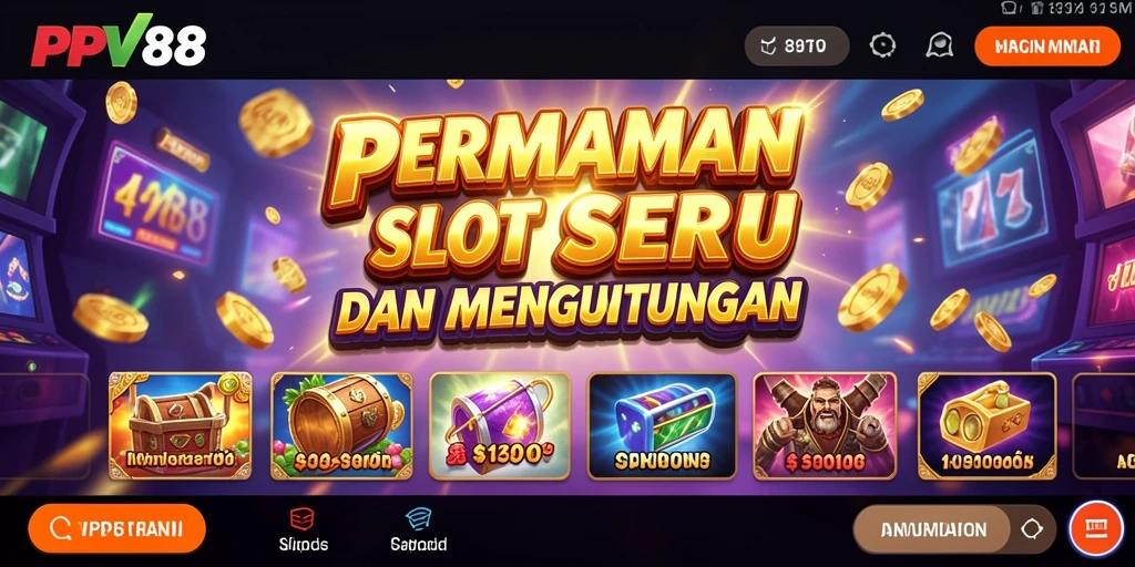 Tampilan gameplay Slot yang menarik dan penuh warna di PPV88.