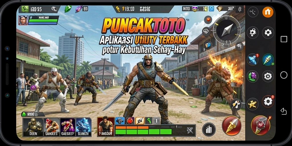 Tampilan antarmuka PUNCAKTOTO yang intuitif dan mudah digunakan.