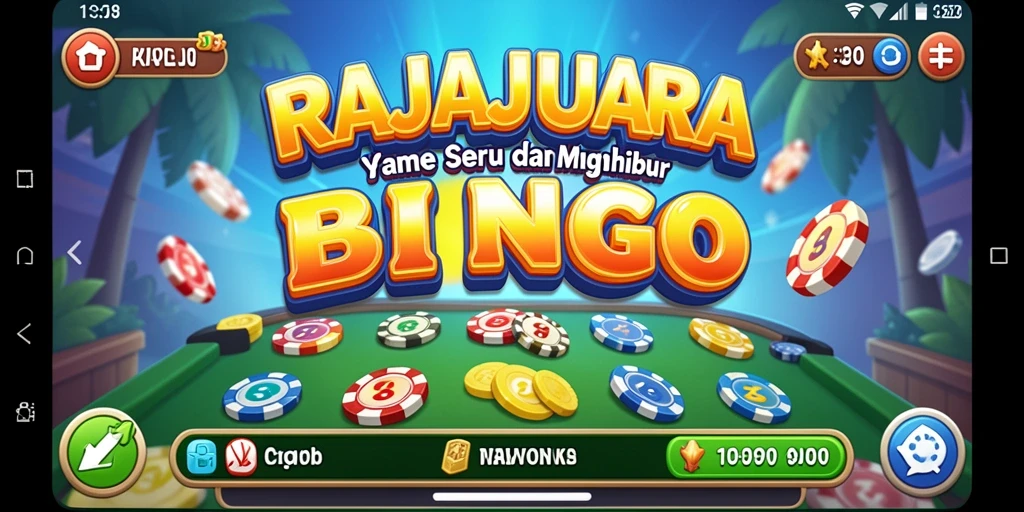 Tampilan menarik dari gameplay Bingo RAJAJUARA yang menghibur.