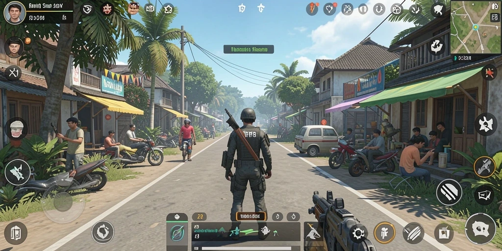 Tangkapan layar RP8 menampilkan momen gameplay yang imersif dan interaktif.
