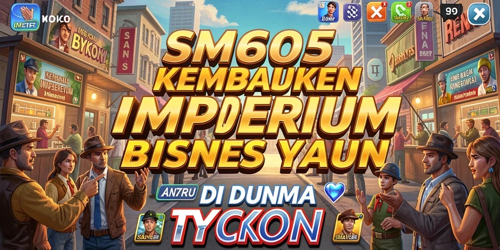 Tampilan menakjubkan dari gameplay SM605 yang seru.