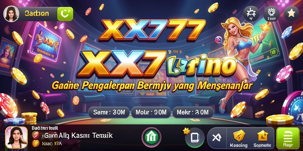 Tampilan menarik dari gameplay Kasino XXX777 yang memikat.